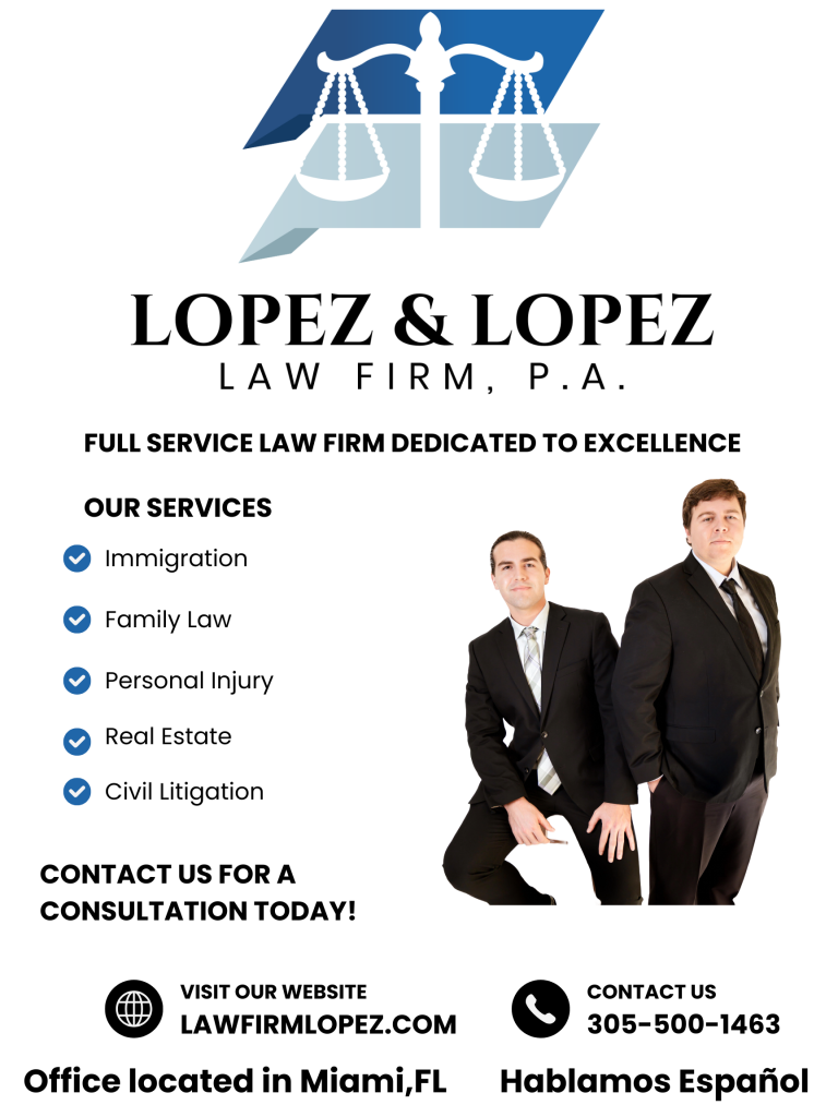 Lopez & Lopez Law Firm, P.A. Legal Trouble? Call Lopez & Lopez Law Firm