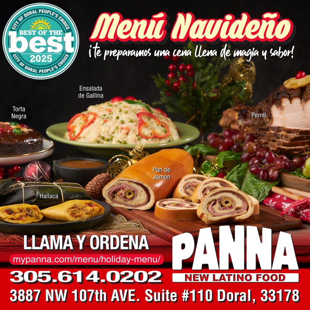 PANNA New Latino Food MENU NAVIDEÑO PANNA