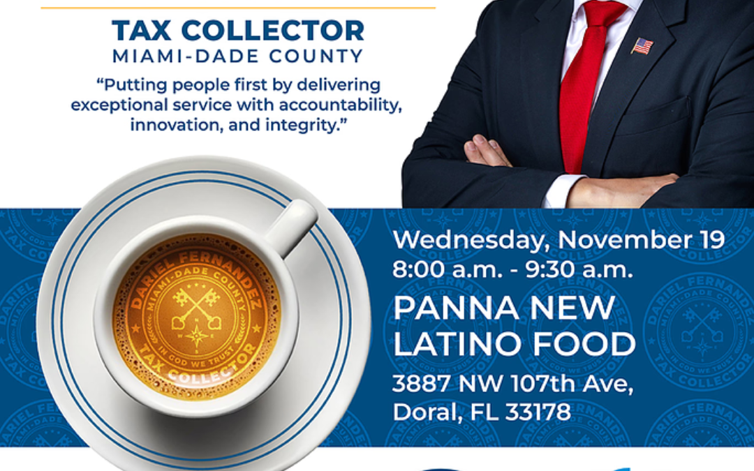 Cafecito Connection with Dariel Fernandez – This Wednesday! 