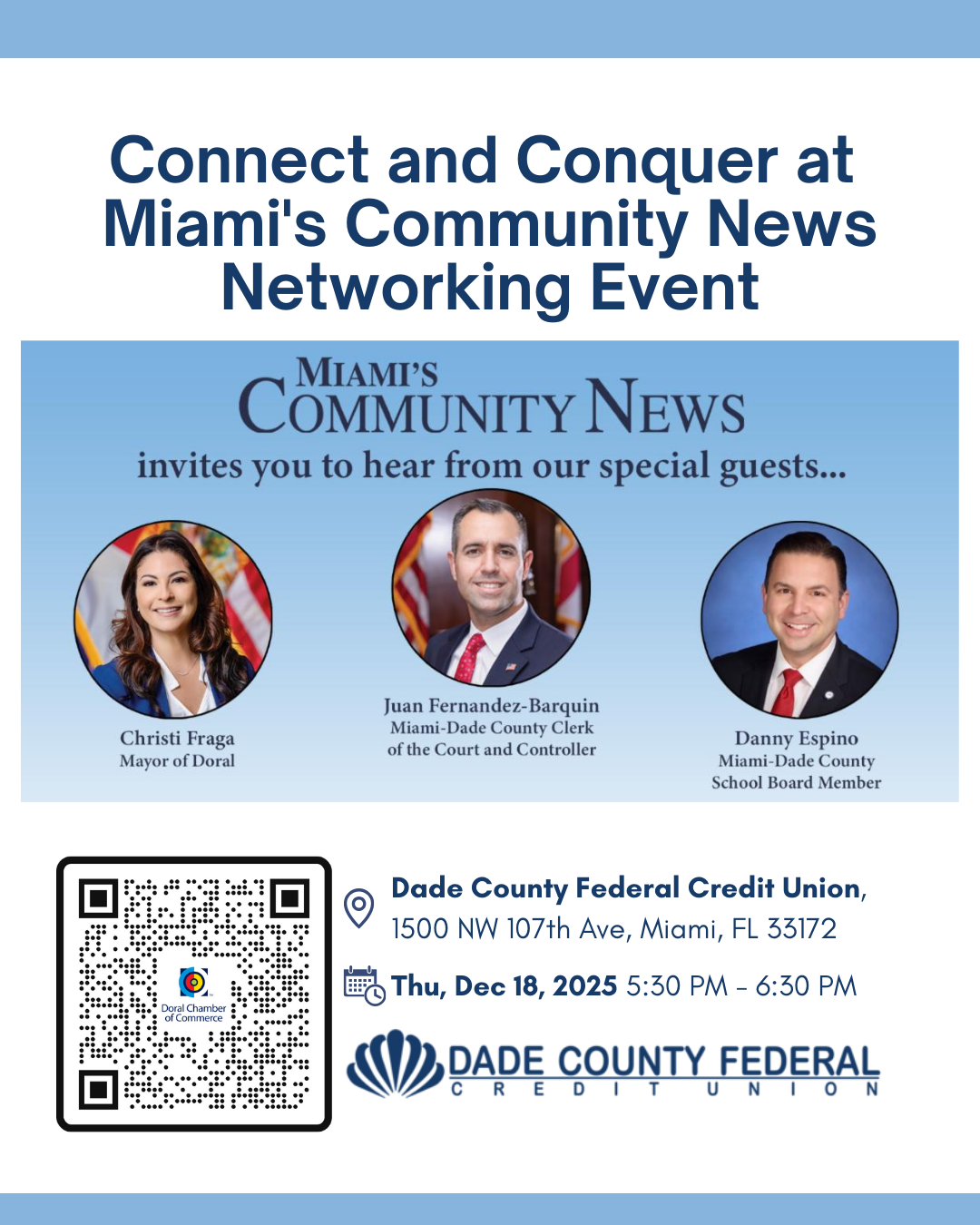 Connect and Conquer at Miami's Community News Networking Event