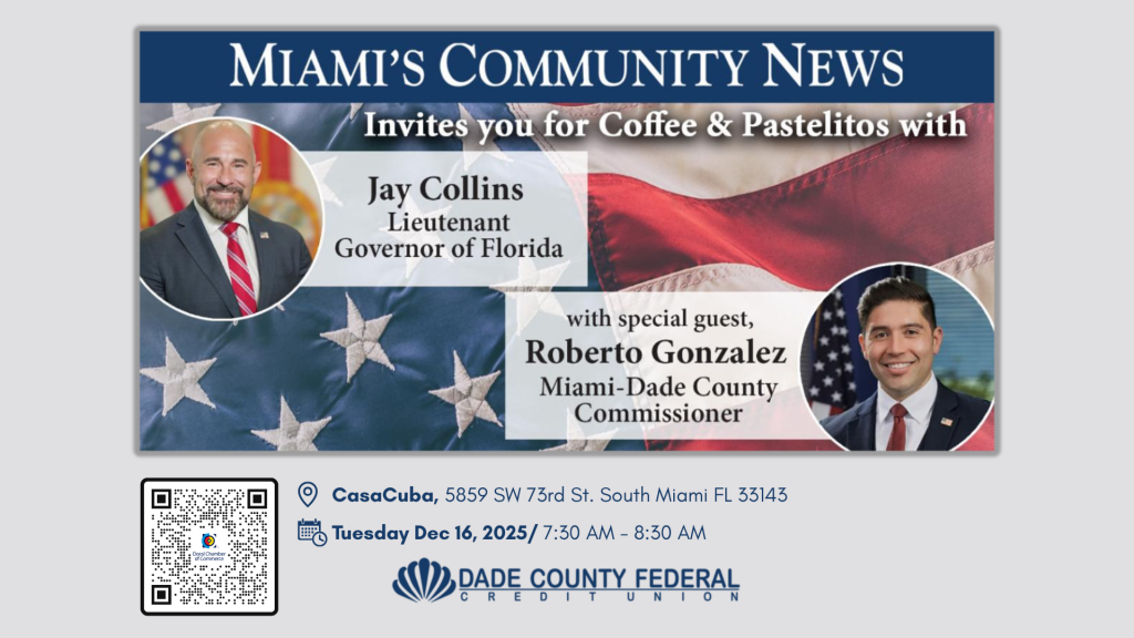 Leadership Breakfast at CasaCuba with Lt. Governor Jay Collins & Commissioner Roberto Gonzalez