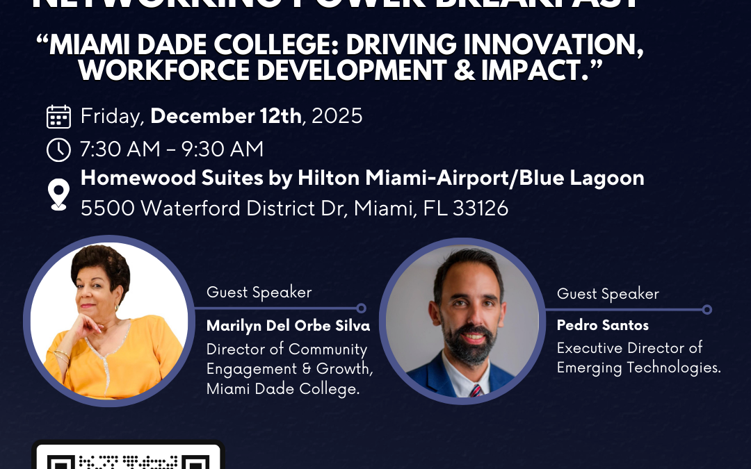 Power Networking Breakfast – MDC Innovation & Workforce Impact | December 12th 
