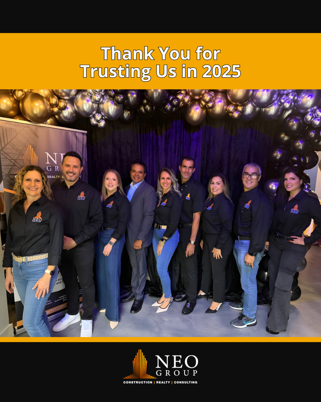 Neo Construction Thank You for Trusting Us in 2025