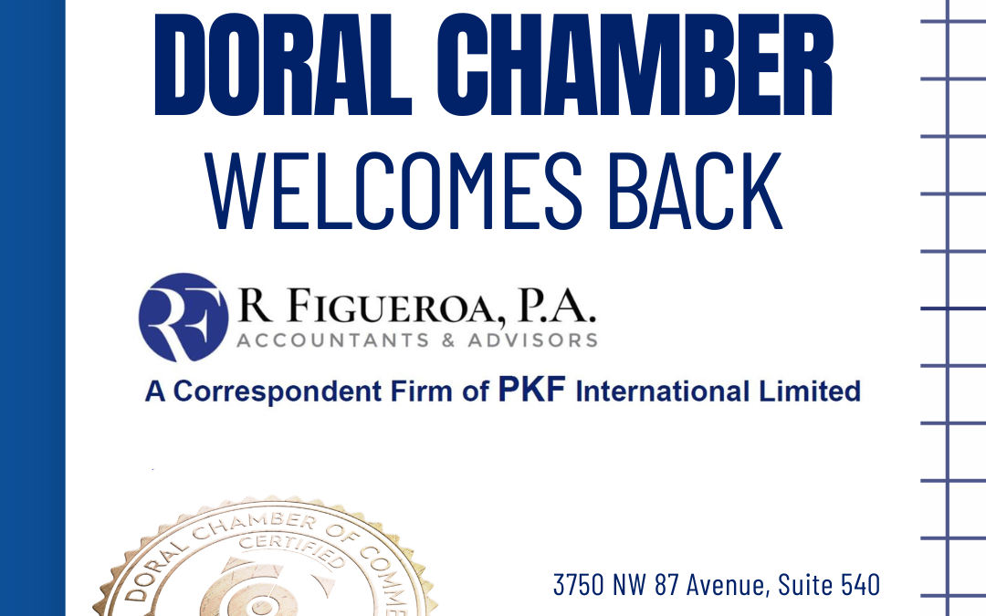 Doral Chamber of Commerce Proudly Welcomes Back R Figueroa, P.A. as a Trustee Member.