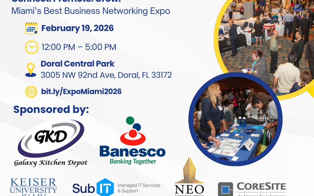 ExpoMiami 2026: Miami’s Best Business Networking Expo