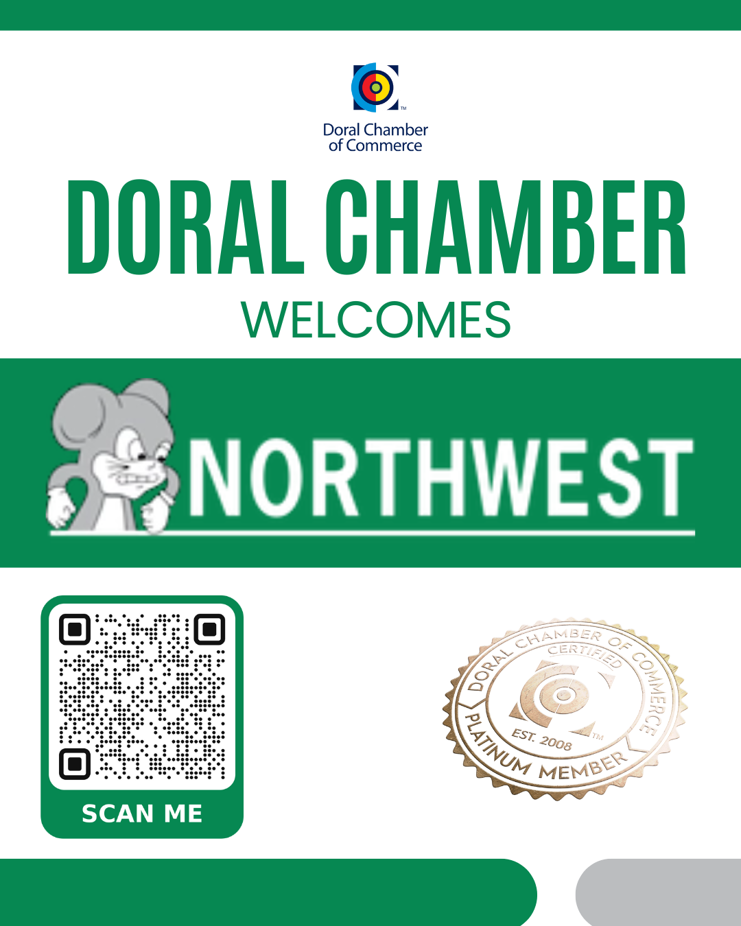 Doral Chamber of Commerce Proudly Welcomes Northwest Exterminating as a Platinum Member.