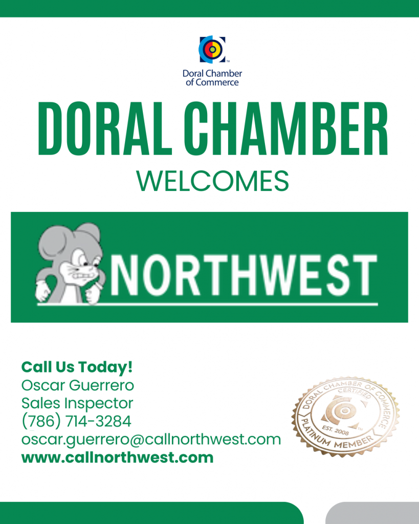 Doral Chamber of Commerce Proudly Welcomes Northwest Exterminating as a Platinum Member. ​