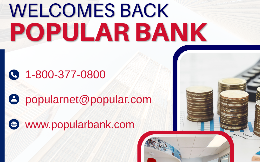 Doral Chamber of Commerce Proudly Welcomes Back Popular Bank as a Platinum Member.