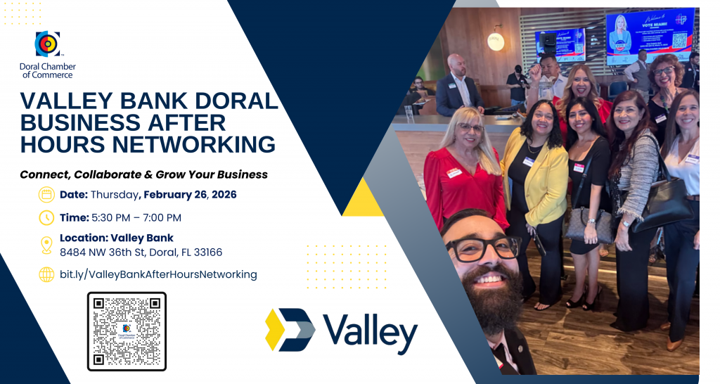 Valley Bank Doral Business After Hours Networking