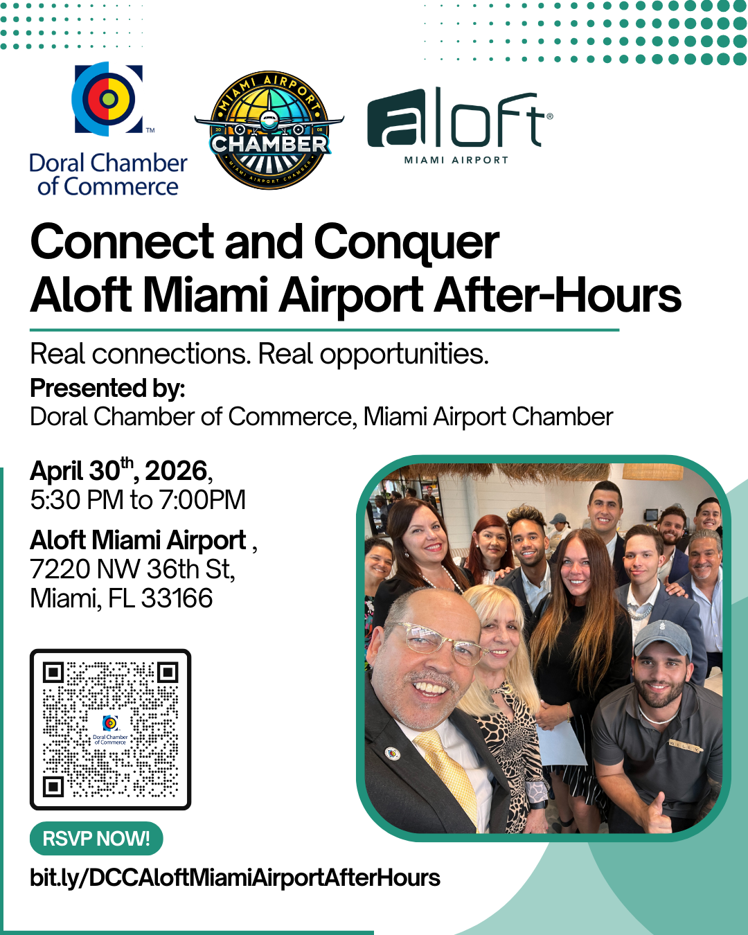 Connect & Conquer: After-Hours Business Networking at Aloft Miami Airport