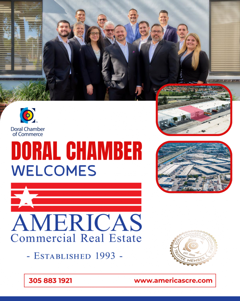 Doral Chamber of Commerce Proudly Welcomes Americas Commercial Real Estate as a Trustee Member.