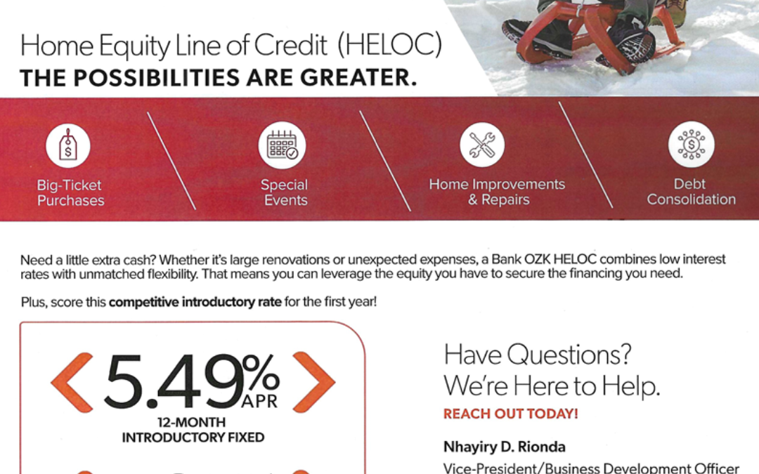 Unlock Your Home’s Equity with a Bank OZK HELOC