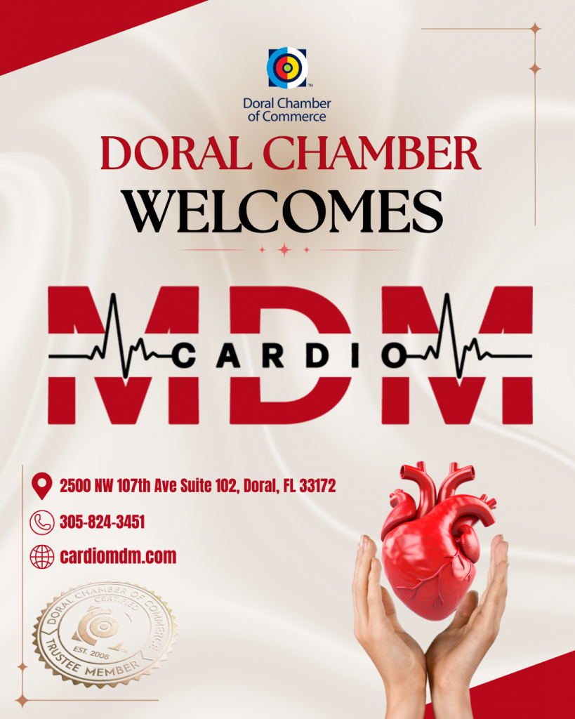 Doral Chamber of Commerce Proudly Welcomes Cardio MDM LLC as a Trustee Member.