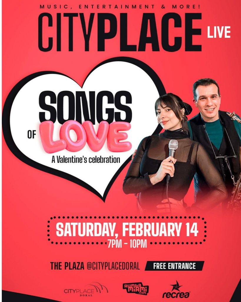 CityPlace Doral Songs of Love: A Valentine's Celebration