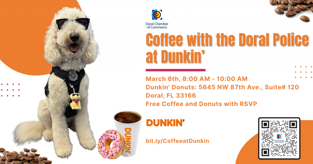 Coffee with the Doral Police at Dunkin’
