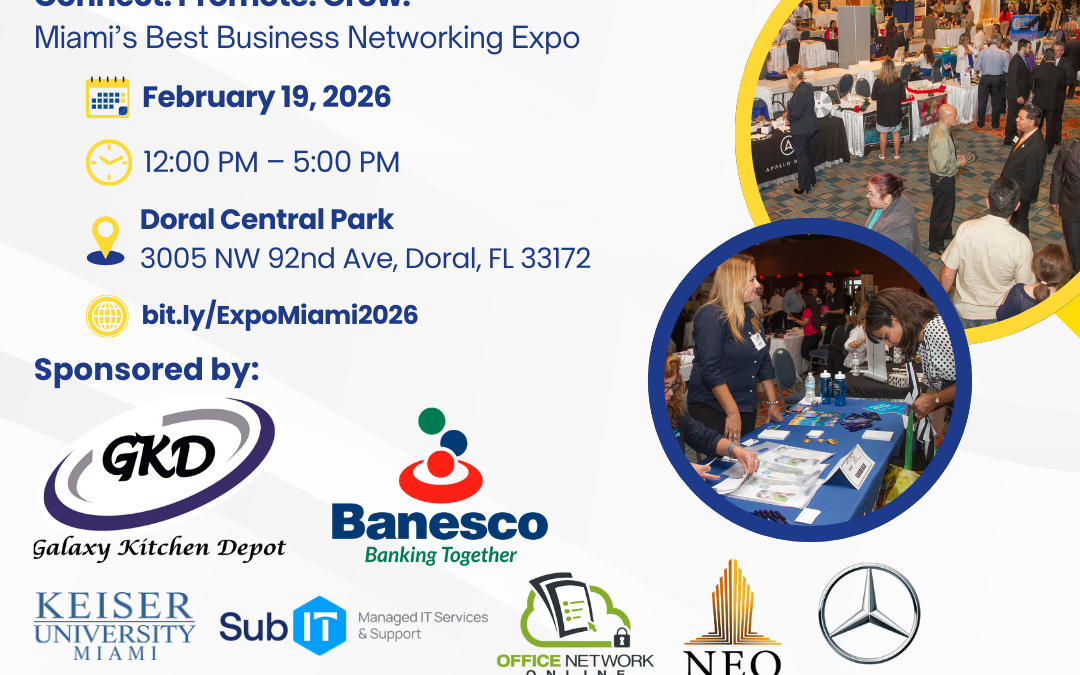 ExpoMiami 2026: Miami’s Best Business Networking Expo