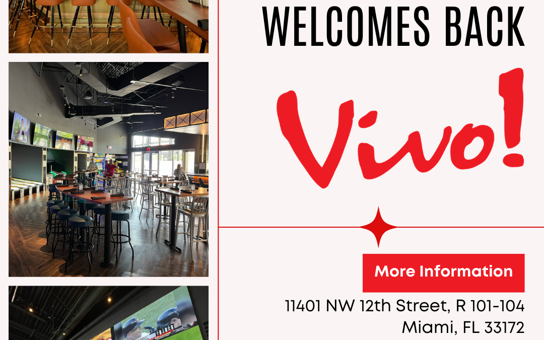 Doral Chamber of Commerce Proudly Welcomes Back Vivo! Dolphin Mall as a Trustee Member.