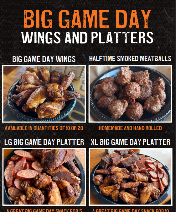 Mission BBQ  Big Game Day Wings & Platters