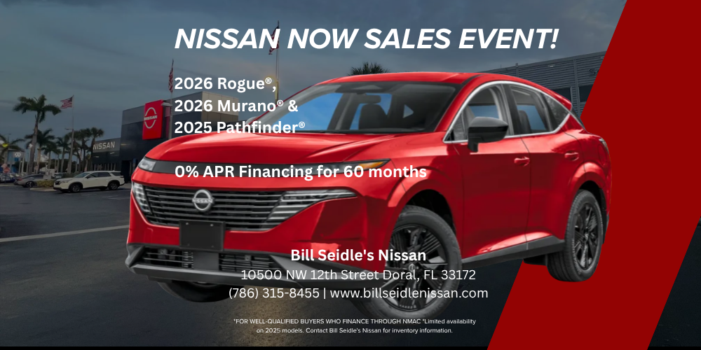 Bill Seidle's Nissan ﻿ NOW SALES EVENT - 0% APR Financing for 60 months*