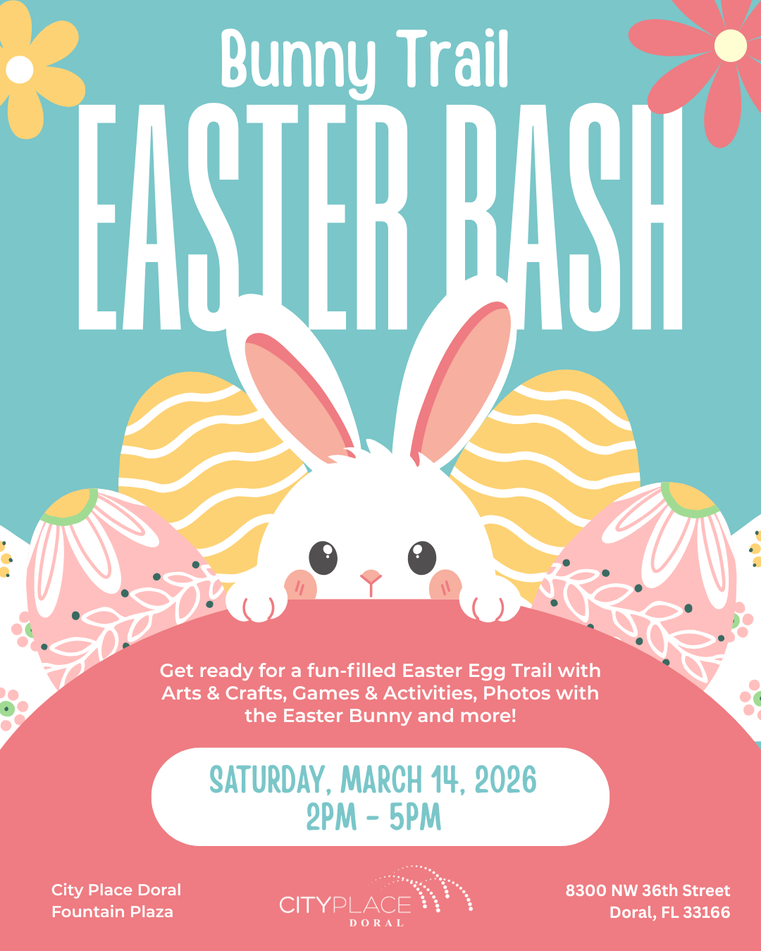 CityPlace Doral Bunny Trail Easter Bash