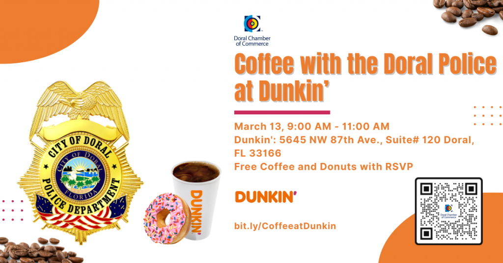 Coffee with the Doral Police at Dunkin’