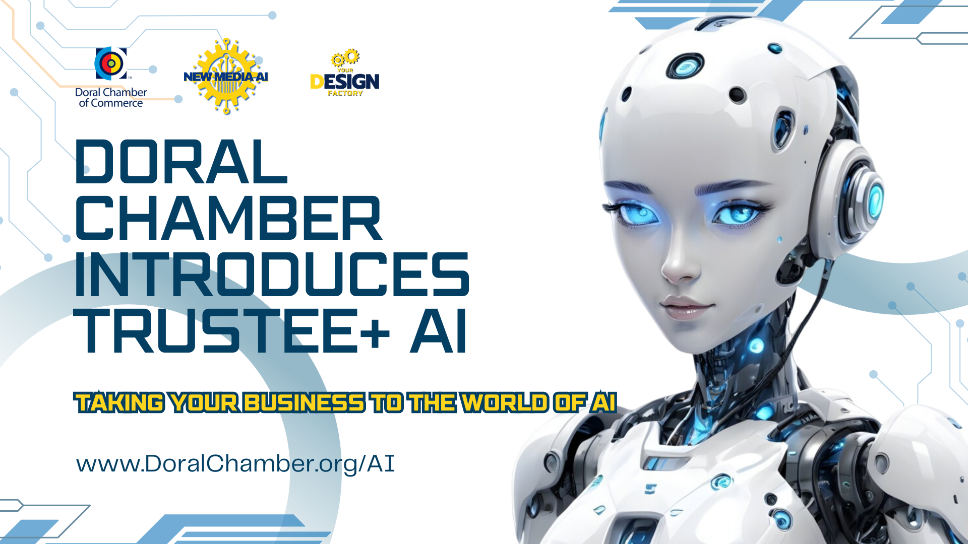 The Doral Chamber of Commerce has introduced a new membership level, Trustee+ AI, designed to help businesses across South Florida enhance their marketing, visibility and overall growth through a combination of traditional promotion and modern technology.