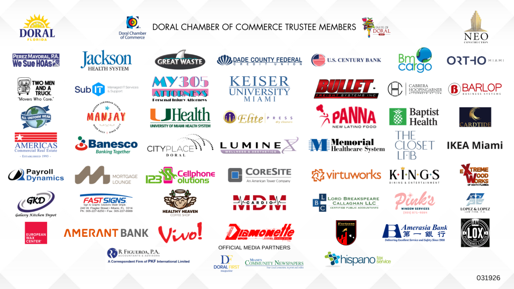 Doral Chamber Trustee Banner 031926
