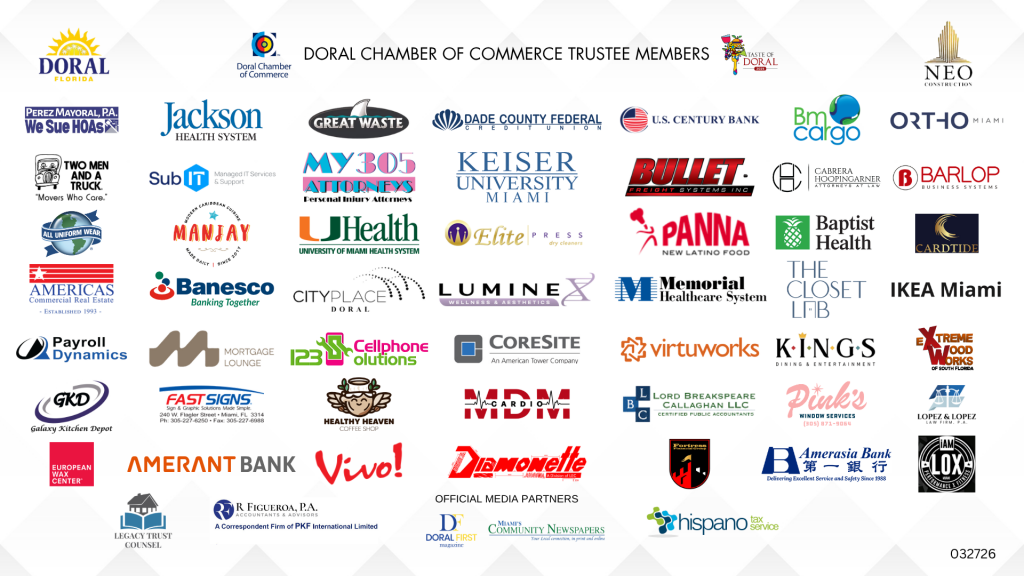 Doral Chamber Trustee Banner 032726