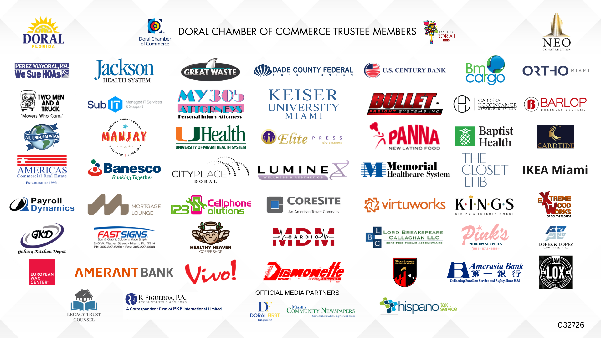 Doral Chamber Trustee Banner 032726