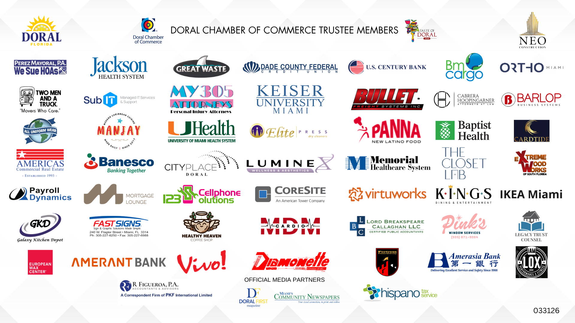 Doral Chamber Trustee Banner 033126