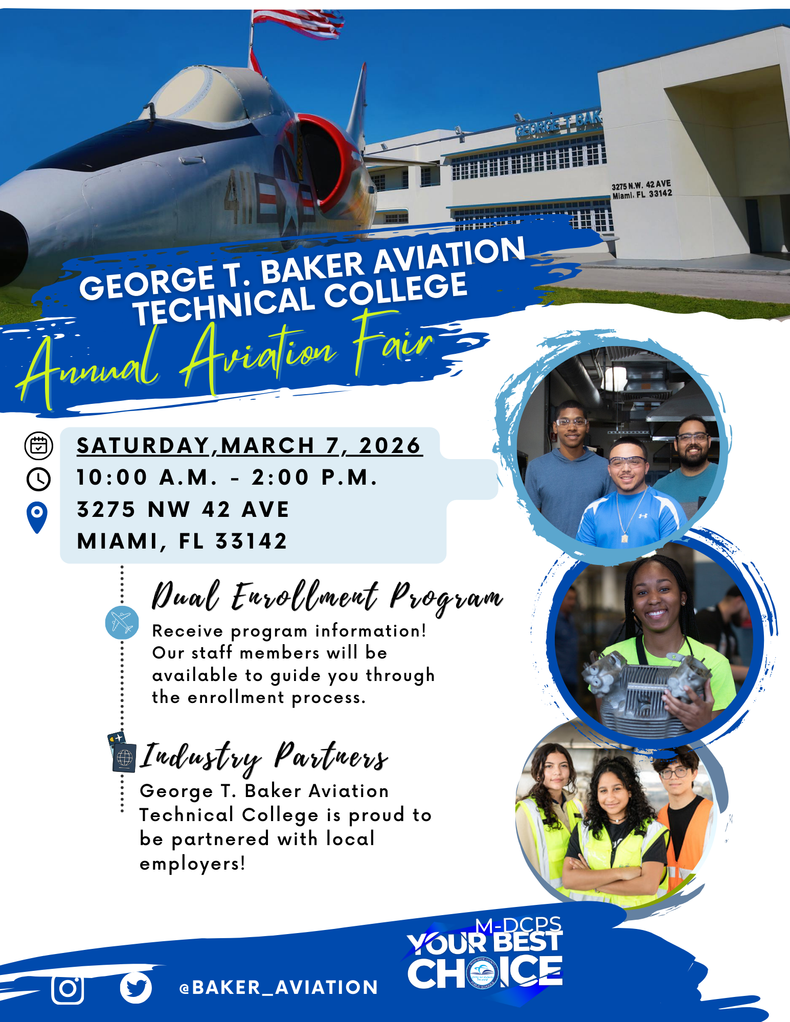 George T. Baker Aviation Technical College Join us at our Annual Aviation Fair