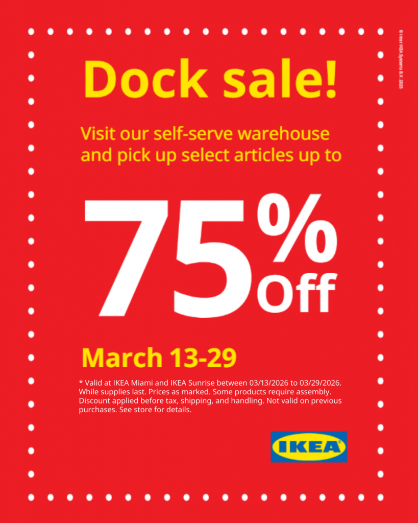 IKEA Miami Dock Sale Starts Now!