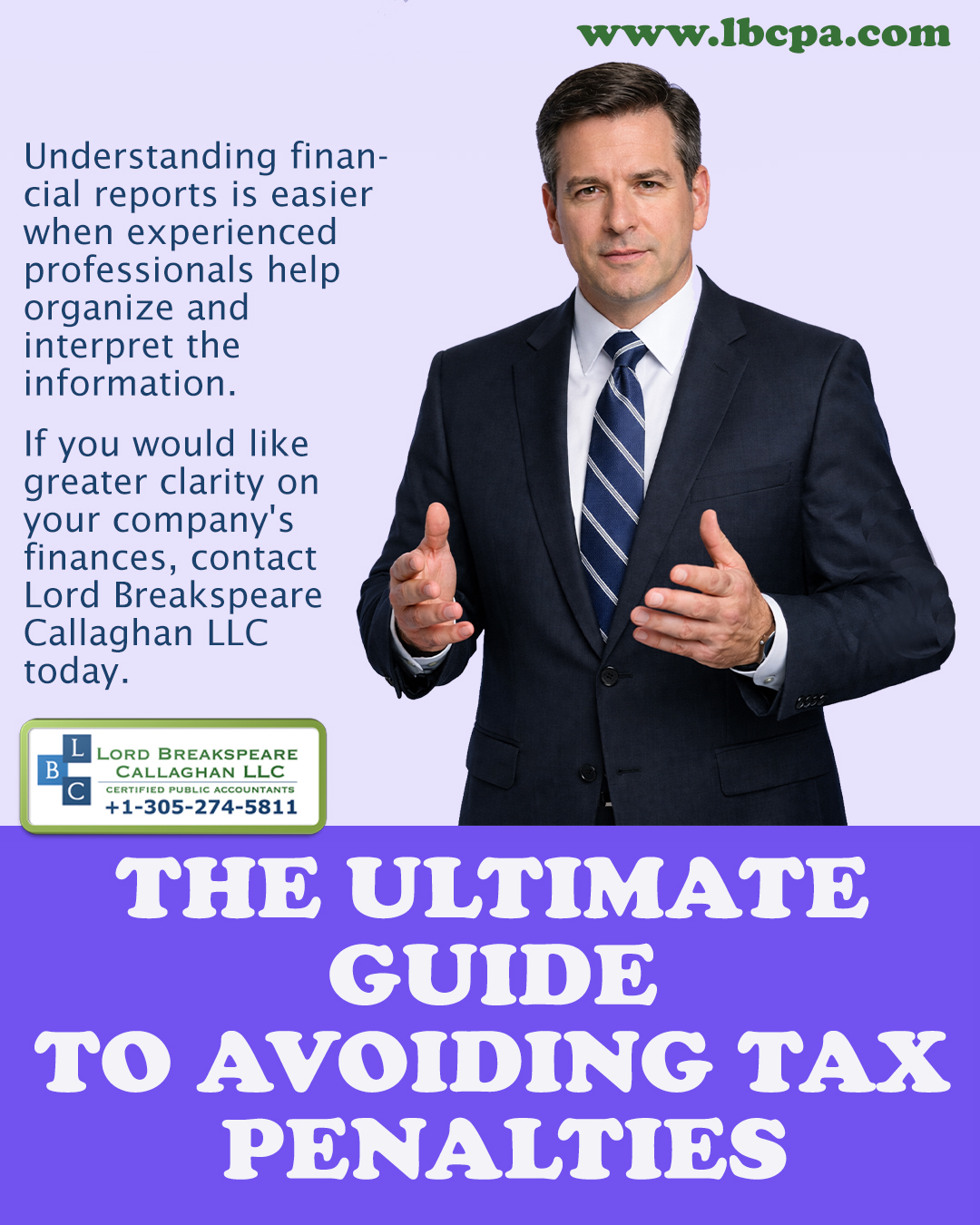 Lord Breakspeare Callaghan LLC THE ULTIMATE GUIDE TO AVOIDING TAX PENALTIES