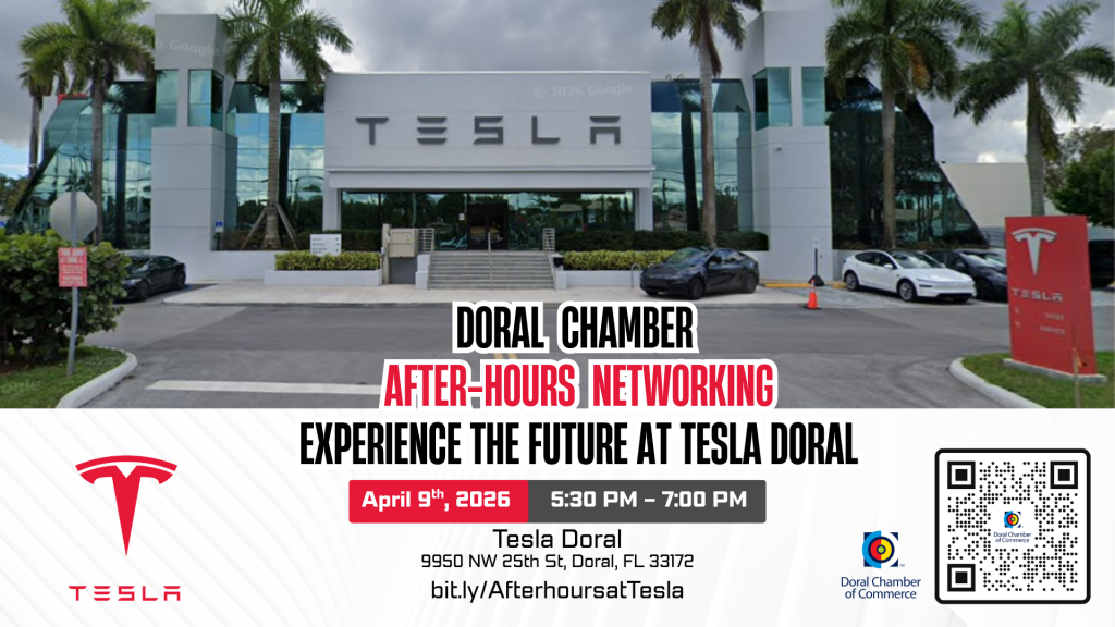 Doral Chamber After-Hours Networking Experience the Future at Tesla Doral
