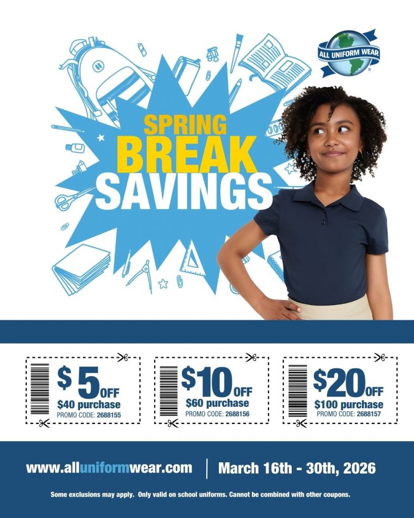 All Uniform Wear ﻿Spring Break Savings