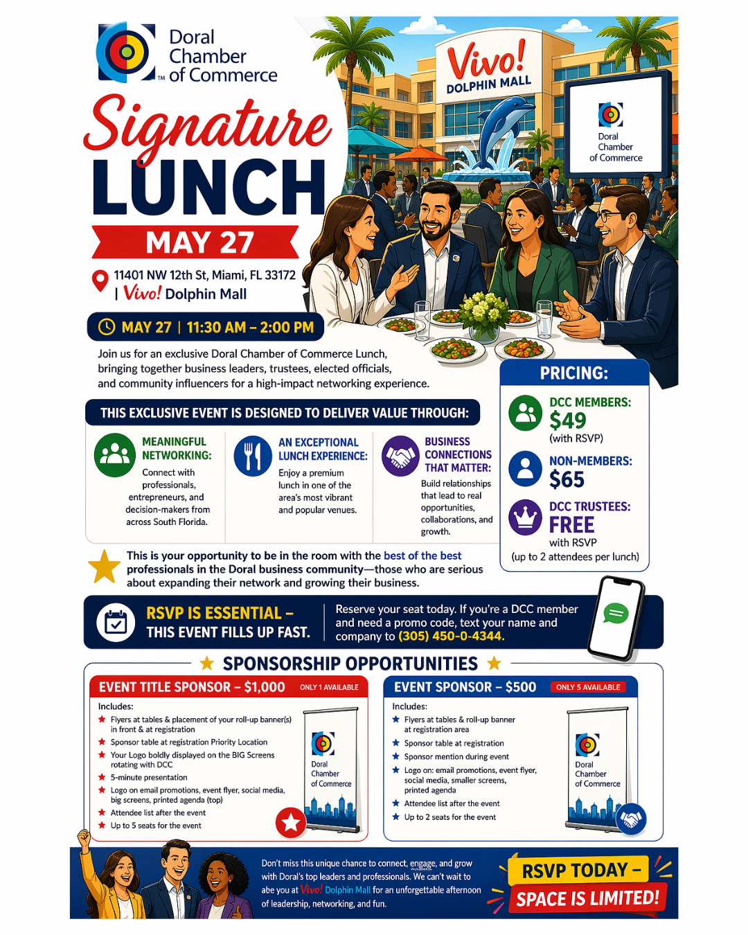 Doral Chamber of Commerce Signature Lunch at Vivo! Dolphin Mall