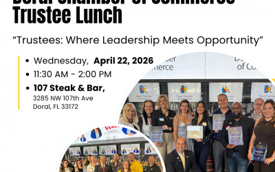 Doral Chamber Trustee Lunch at 107 Steak & Bar