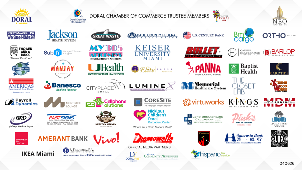 Doral Chamber Trustee Banner 040626