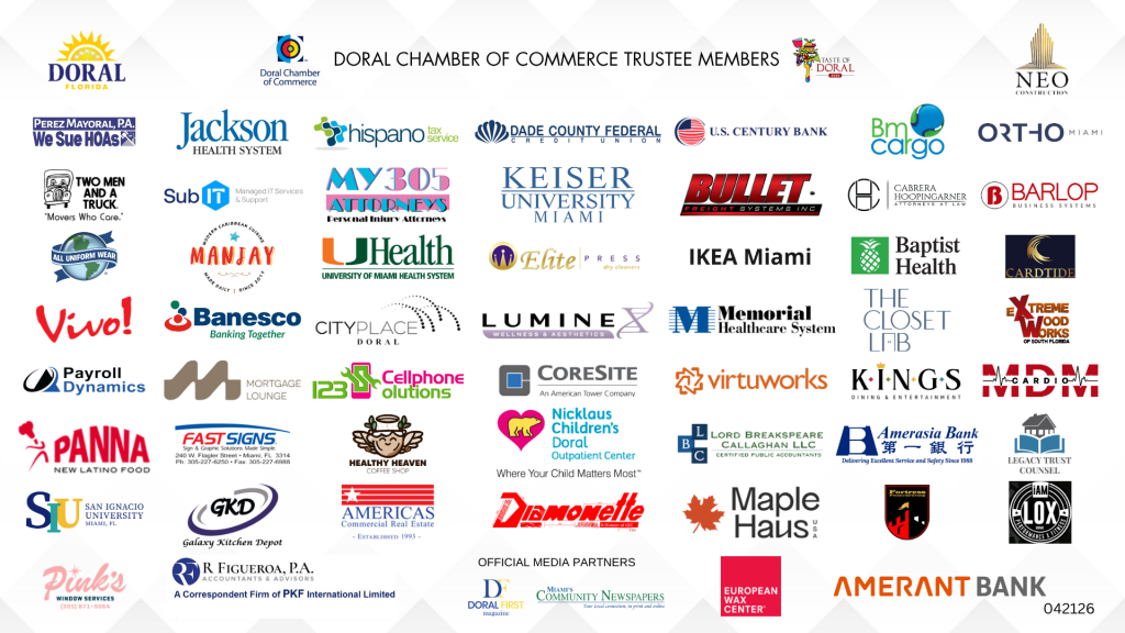 Doral Chamber Trustee Banner 042126