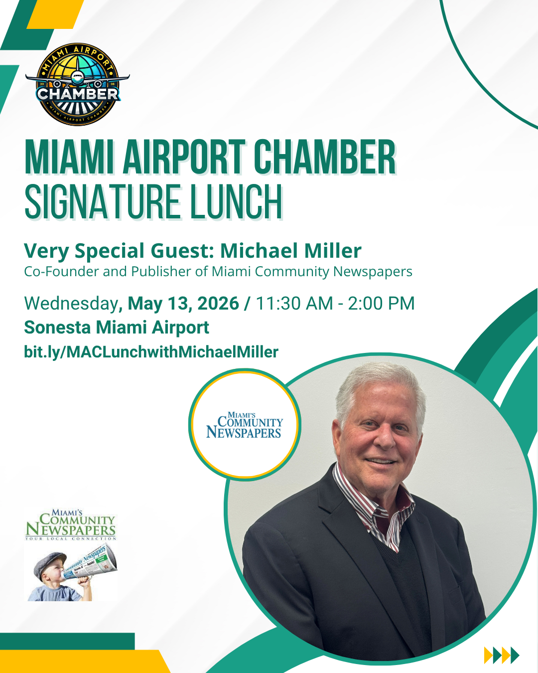 Miami Airport Chamber Signature Lunch Featuring Michael Miller