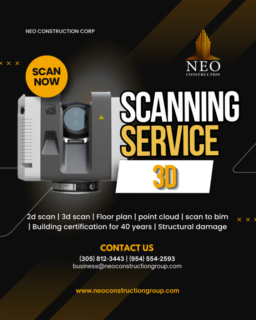 Neo Construction Corp. 3D Láser Scanning Service!