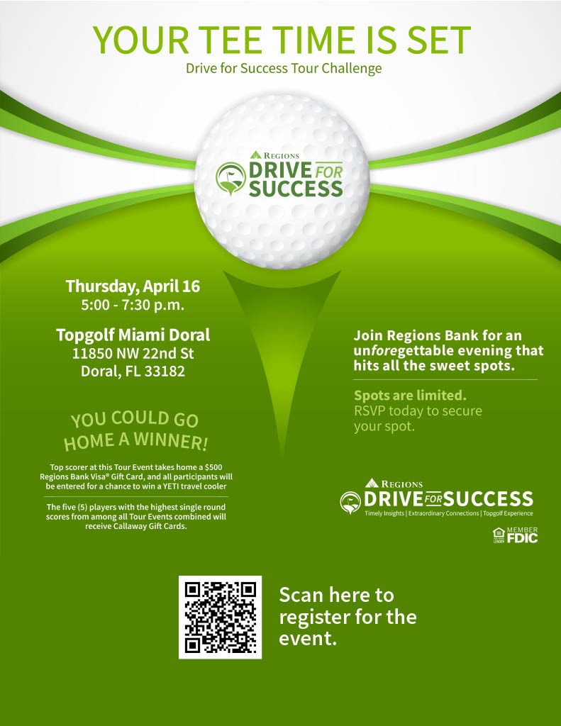 Regions Bank “Drive for Success Tour Challenge"
