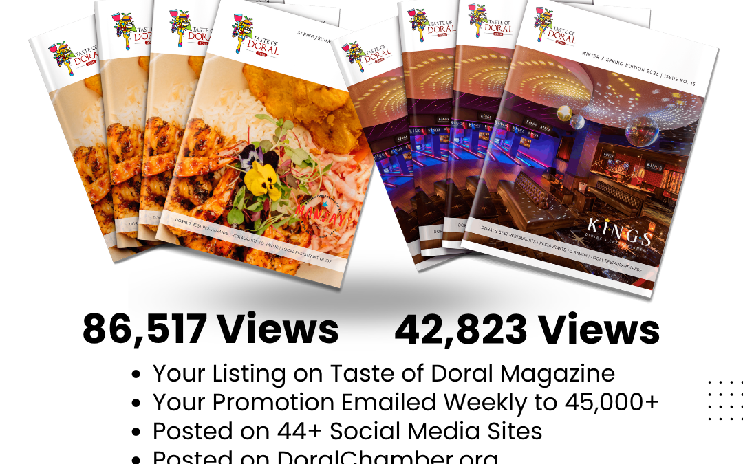 Taste of Doral Magazine™  Winter / Spring 2026 • Issue #15 is Live