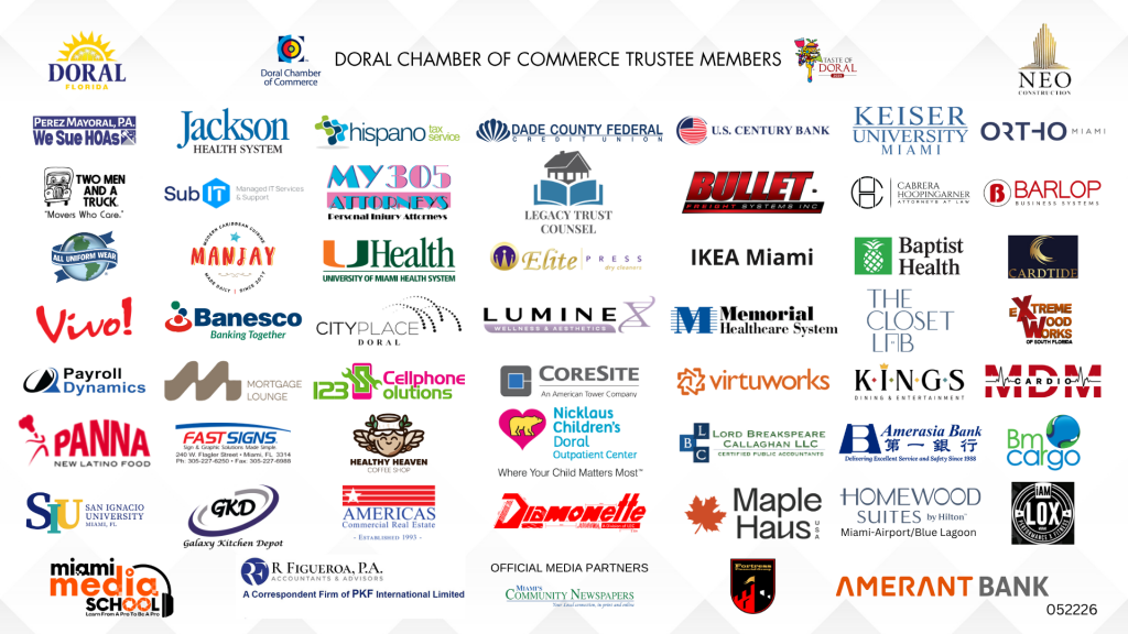 Doral Chamber Trustee Banner 052226