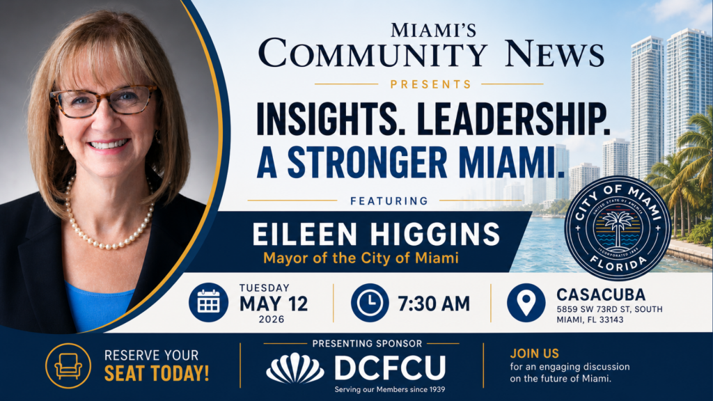 Networking Breakfast with City of Miami Mayor Eileen Higgins