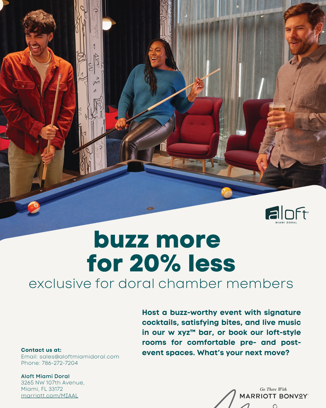 An exclusive Aloft Miami Doral offer for you