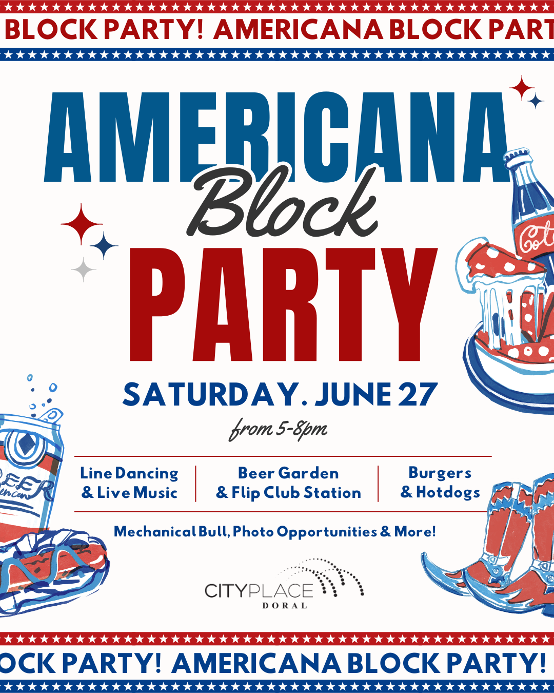 CityPlace Doral Americana Block Party at CityPlace Doral