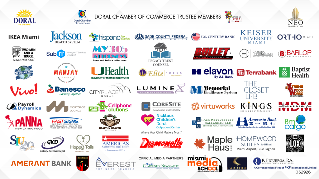 Doral Chamber Trustee Banner 062926