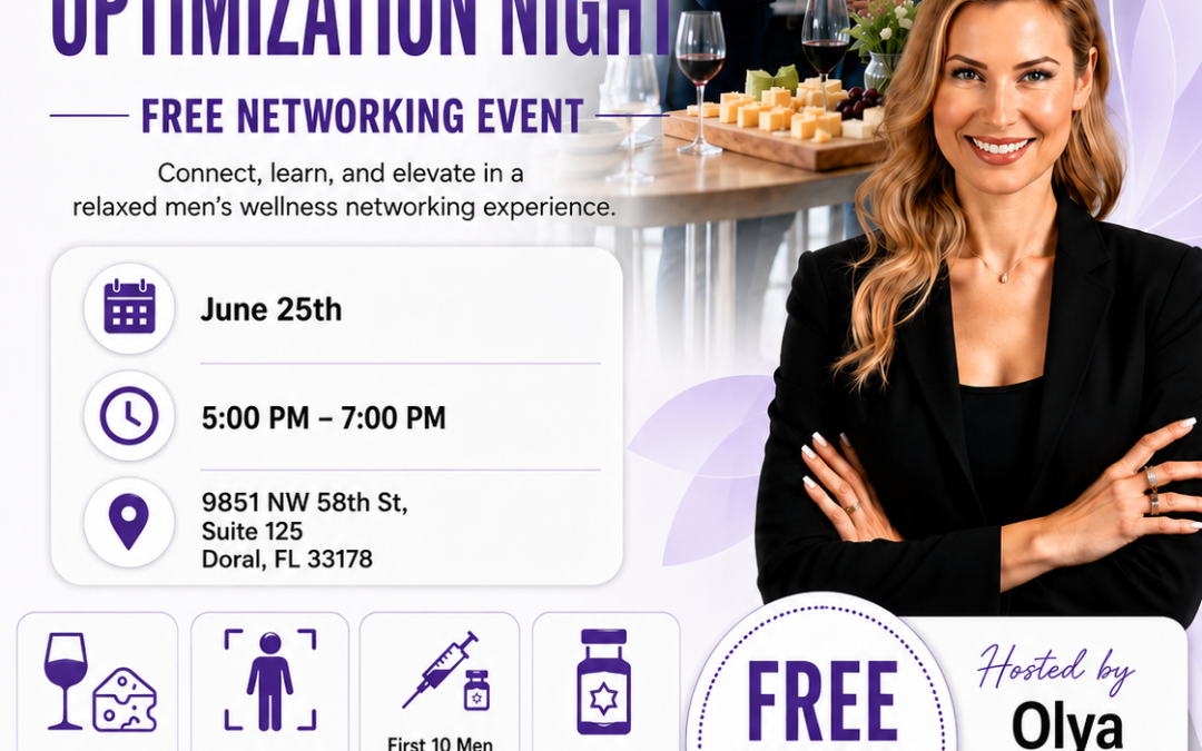 The Modern Man Optimization Event! A Special Networking & Information Event for Men (Ladies Welcomed)
