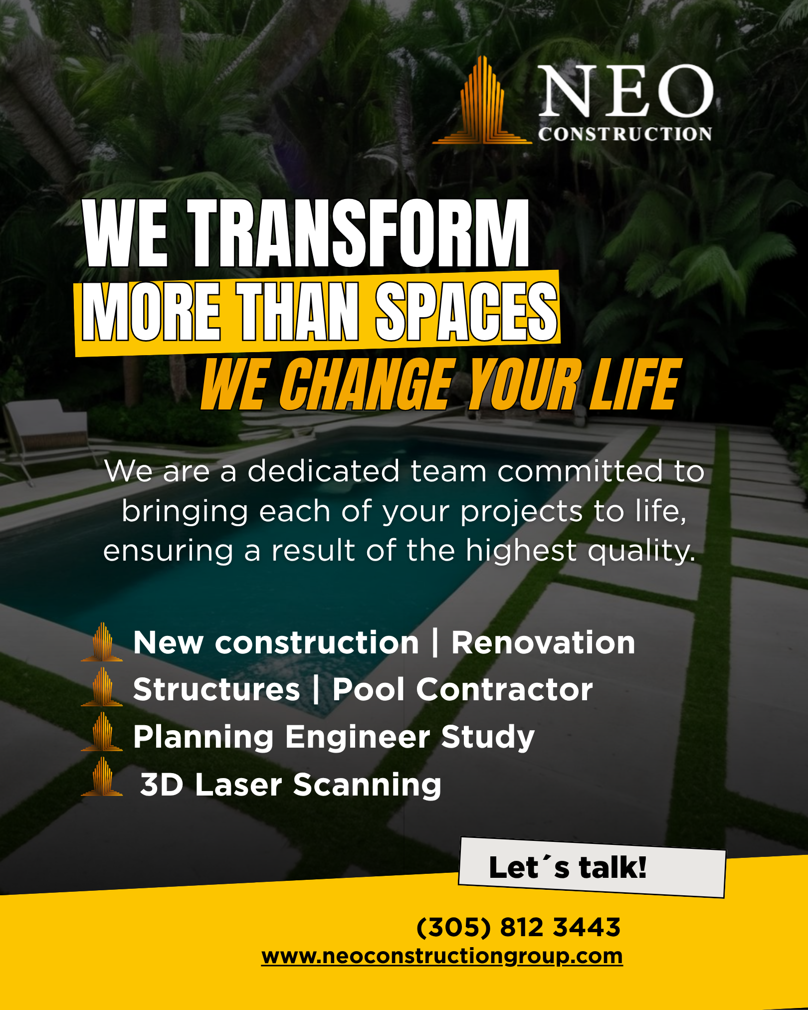 Neo Construction Corp. 🔸Elevating Standards, Building Futures.